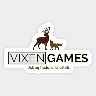 Vixen Games Logo Sticker